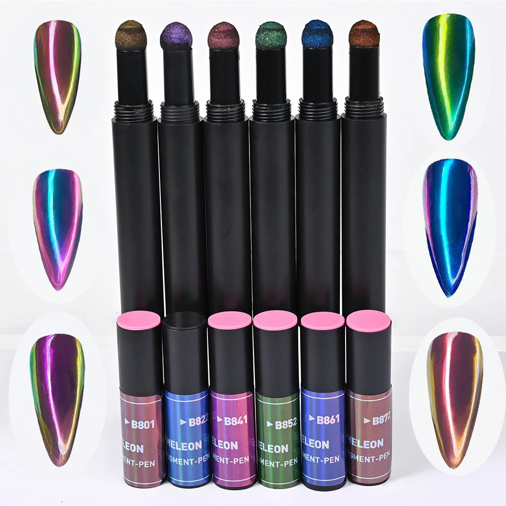 1PC Nail Art Glitter Mirror Powder Air Cushion Magic Pen Chameleon/Mirror Effect Pigment UV Gel Polish Dust Manicure Accessories
1PC Nail Art Glitter Mirror Powder Air Cushion Magic Pen Chameleon/Mirror Effect Pigment UV Gel Polish Dust Manicure Accessories