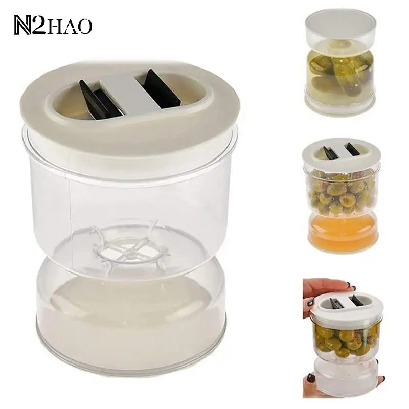 Juice Separator Container Pickled Hourglass Jar Pickle Can Dry And Wet Separate Food Storage Fermentation Kit Kitchen Supplies
Juice Separator Container Pickled Hourglass Jar Pickle Can Dry And Wet Separate Food Storage Fermentation Kit Kitchen Supplies