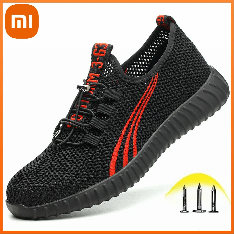 Xiaomi Indestructible Shoes Men and Women Work Shoes with Steel Toe Puncture-Proof Breathable Safety Shoes Soft Sneakers 
Xiaomi Indestructible Shoes Men and Women Work Shoes with Steel Toe Puncture-Proof Breathable Safety Shoes Soft Sneakers