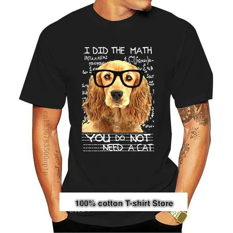 Cita divertida de COCKER SPANIEL, T-SHIRT de algodón de matemáticas, S-M-L-XL-XXL, nueva
Cita divertida de COCKER SPANIEL, T-SHIRT de algodón de matemáticas, S-M-L-XL-XXL, nueva