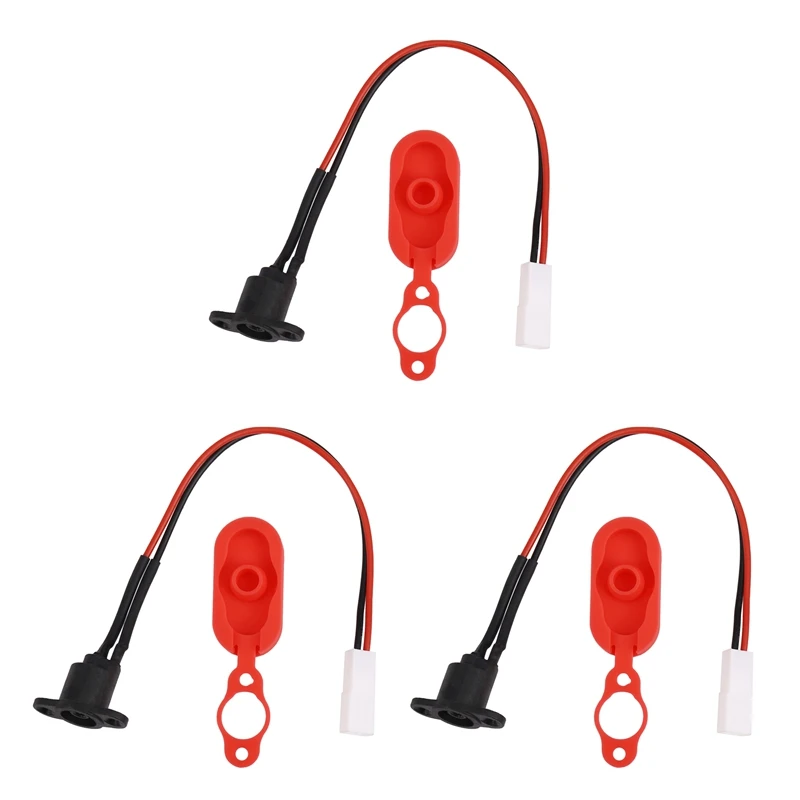 3X For Xiaomi Mijia M365 Electric Scooter Charging Hole Cover With Charging Cable Charging Port Plastic Waterproof Cover
3X For Xiaomi Mijia M365 Electric Scooter Charging Hole Cover With Charging Cable Charging Port Plastic Waterproof Cover