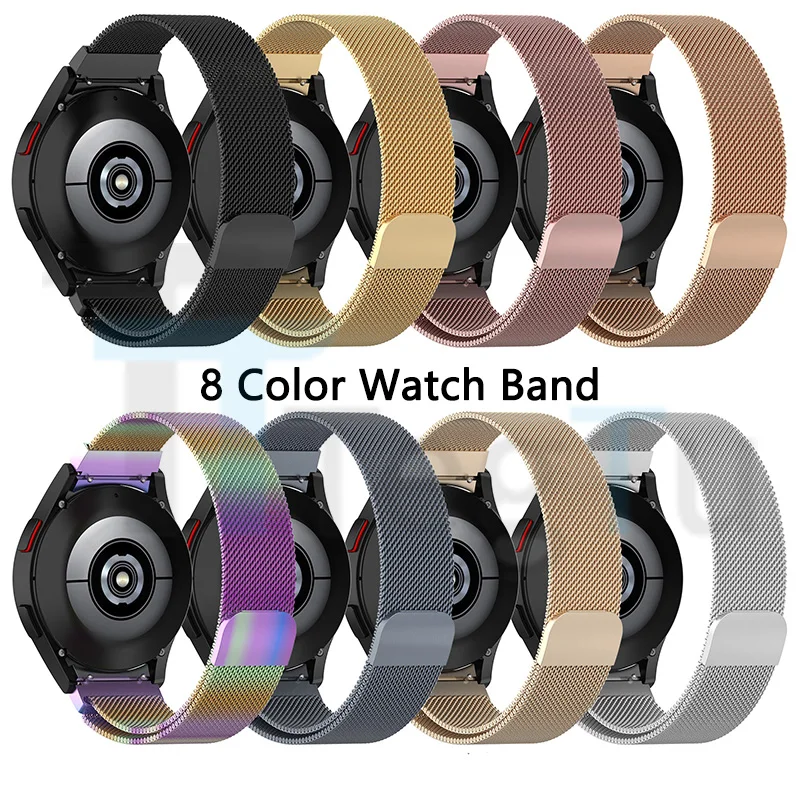 8 Color No Gaps Magnetic Loop Straps Classic 46mm 42mm Watch4 44mm 40mm Curved End Metal Belt Bracelet watch band -005
8 Color No Gaps Magnetic Loop Straps Classic 46mm 42mm Watch4 44mm 40mm Curved End Metal Belt Bracelet watch band -005