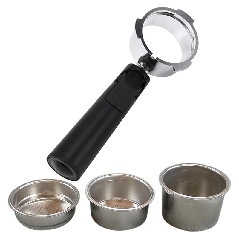 51Mm Bottomless Filter Coffee Machine Accessories Domestic Coffee Machine Accessories Bracket Handle Hollow Handle
51Mm Bottomless Filter Coffee Machine Accessories Domestic Coffee Machine Accessories Bracket Handle Hollow Handle