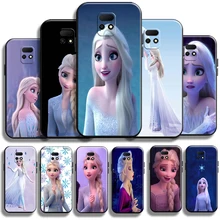 Cute Pretty Frozen Elsa Anna For Xiaomi Redmi 10X Pro 5G 10X 4G Back Funda Soft Coque Liquid Silicon Full Protection Shell