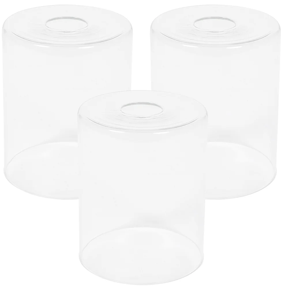 3 шт., прозрачный стеклянный абажур для лампы 
3 шт., прозрачный стеклянный абажур для лампы