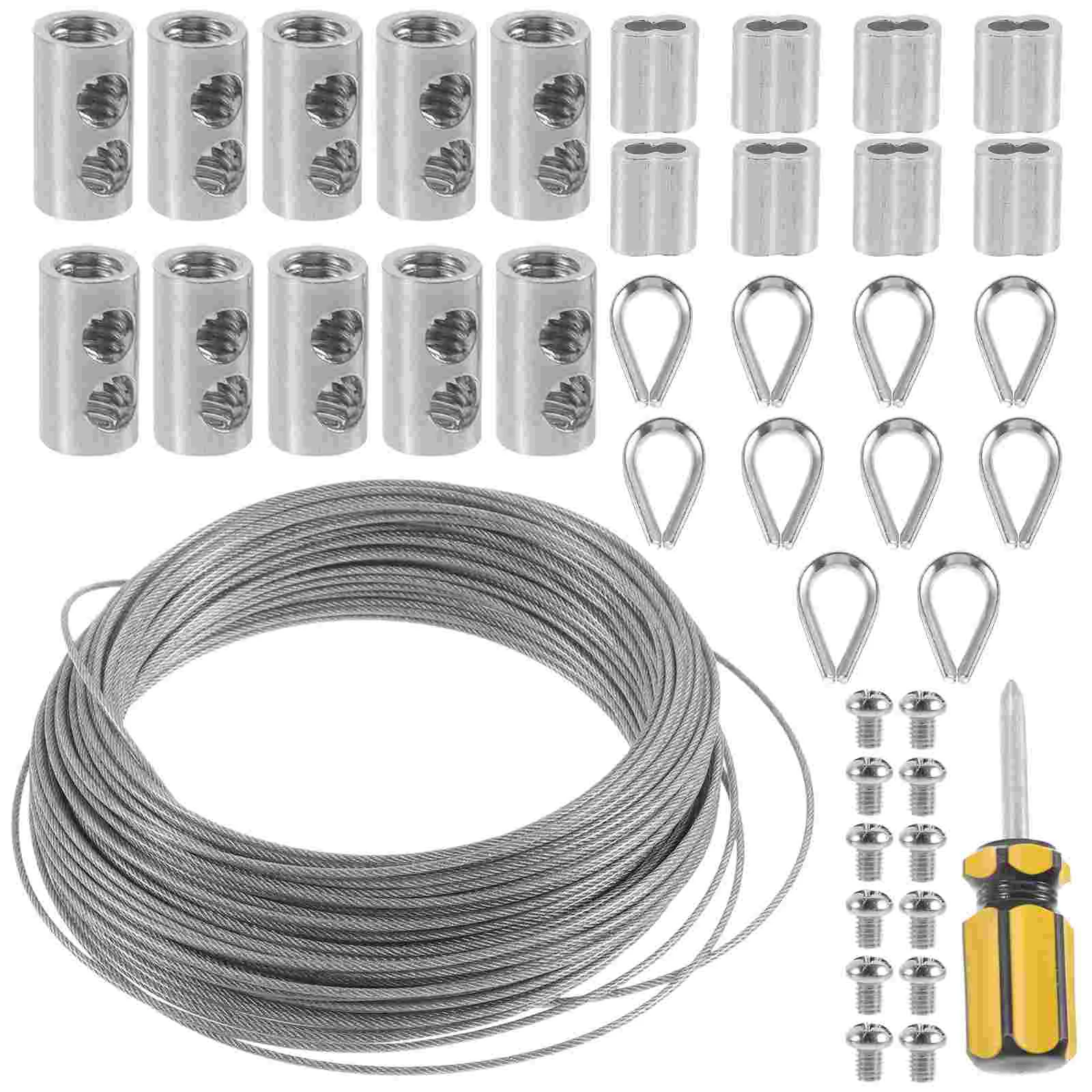 1 Set Stainless Steel Cable Railing Kit Cable Rigging Wire Rope Thimble Supply
1 Set Stainless Steel Cable Railing Kit Cable Rigging Wire Rope Thimble Supply
