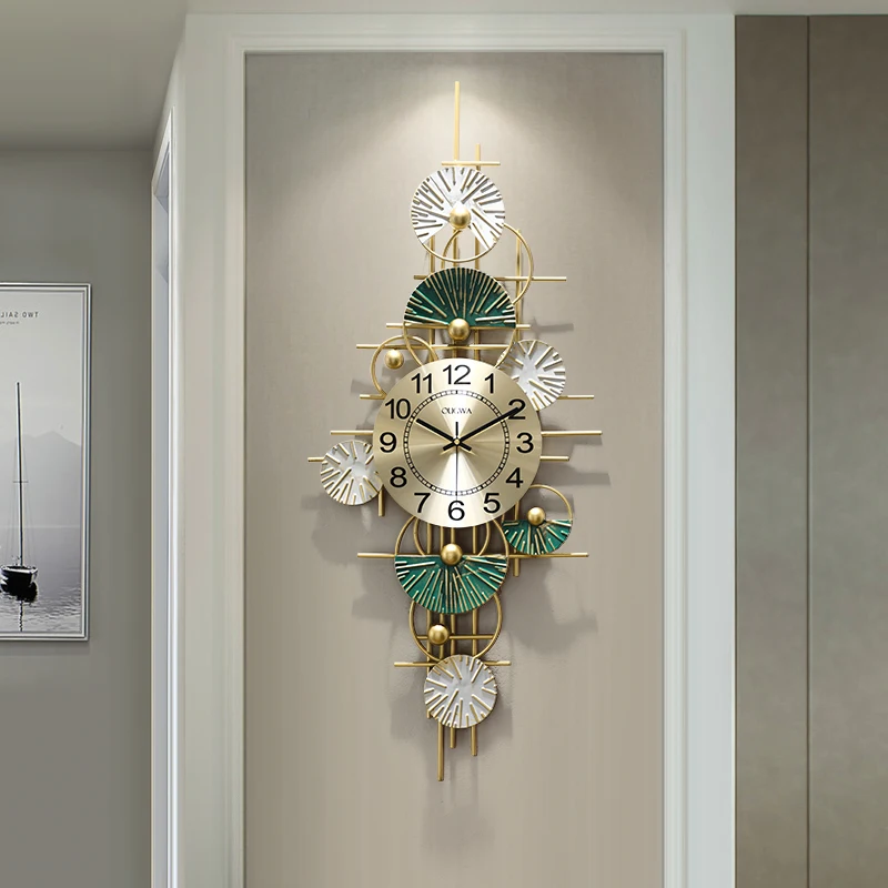 Creative Horizontal Wall Hanging Clock Living Room TV Background Fashionable Watch Modern Wall Hanging Ornament Home Decoration
Creative Horizontal Wall Hanging Clock Living Room TV Background Fashionable Watch Modern Wall Hanging Ornament Home Decoration