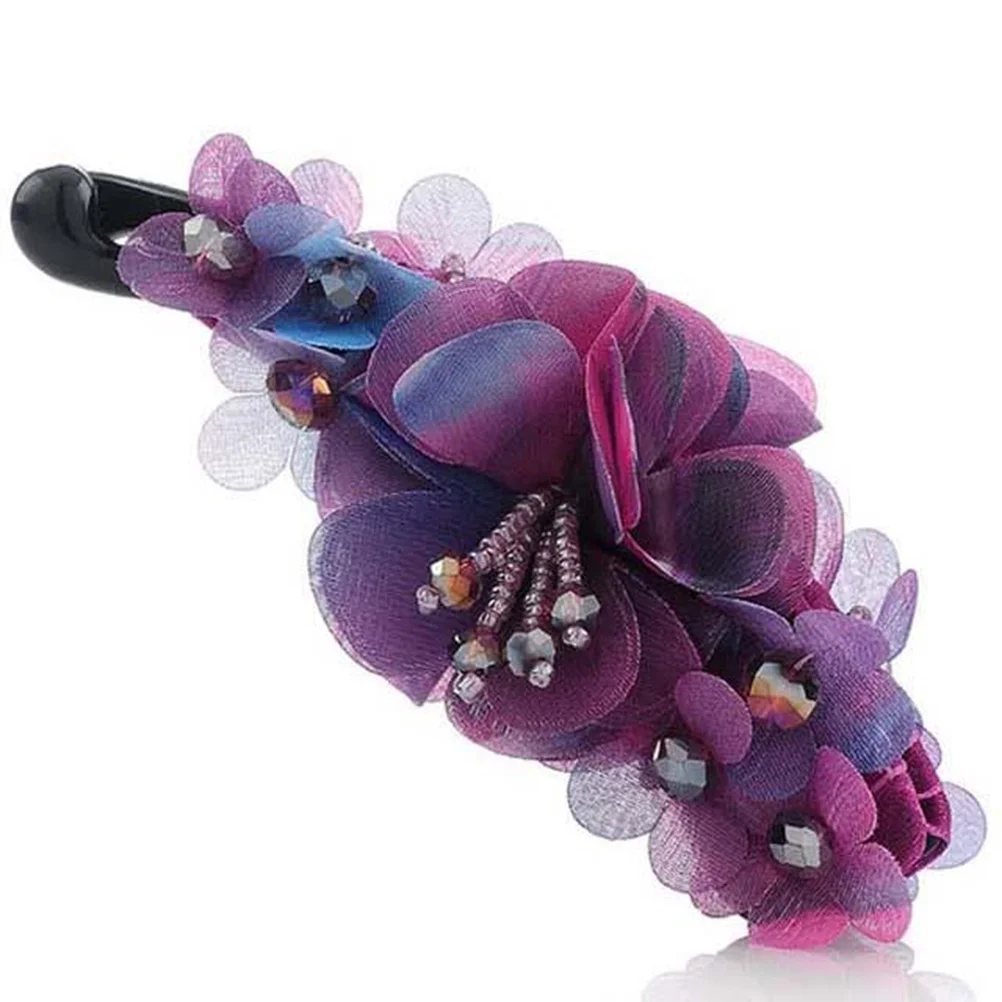 1pc Banana Hair Clip Fabric Flowers Updo Ponytail Clip Ponytail Holder Hair Clip Hair Claw for Ladies
1pc Banana Hair Clip Fabric Flowers Updo Ponytail Clip Ponytail Holder Hair Clip Hair Claw for Ladies