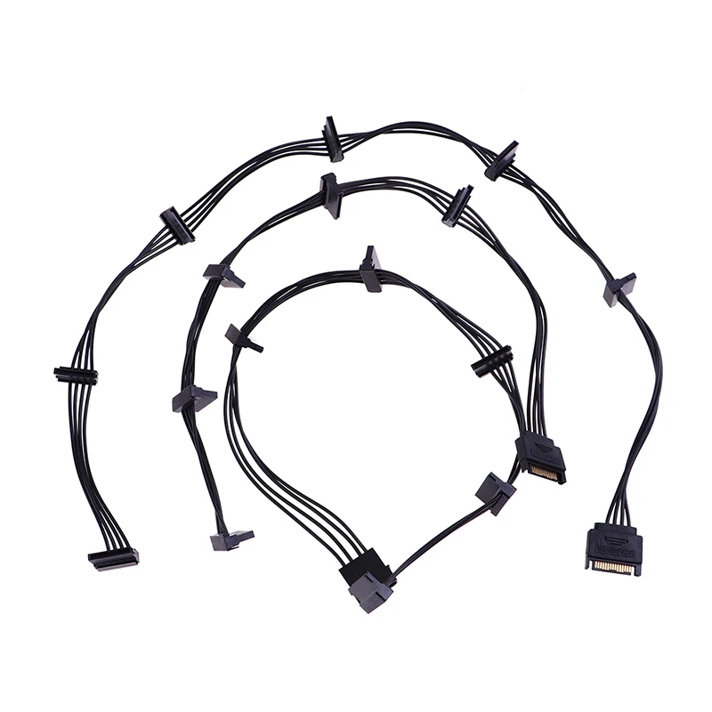 4Pin IDE Molex SATA To 5 15Pin SATA Power Cable For PC Server DIY Splitter Cord
4Pin IDE Molex SATA To 5 15Pin SATA Power Cable For PC Server DIY Splitter Cord