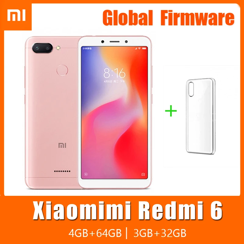 Смартфон Xiaomi Redmi 6 3 ГБ, 32 ГБ, полный экран 5,45 дюйма с googleplay мобильный телефон AI Face ing (случайный цвет)
Смартфон Xiaomi Redmi 6 3 ГБ, 32 ГБ, полный экран 5,45 дюйма с googleplay мобильный телефон AI Face ing (случайный цвет)