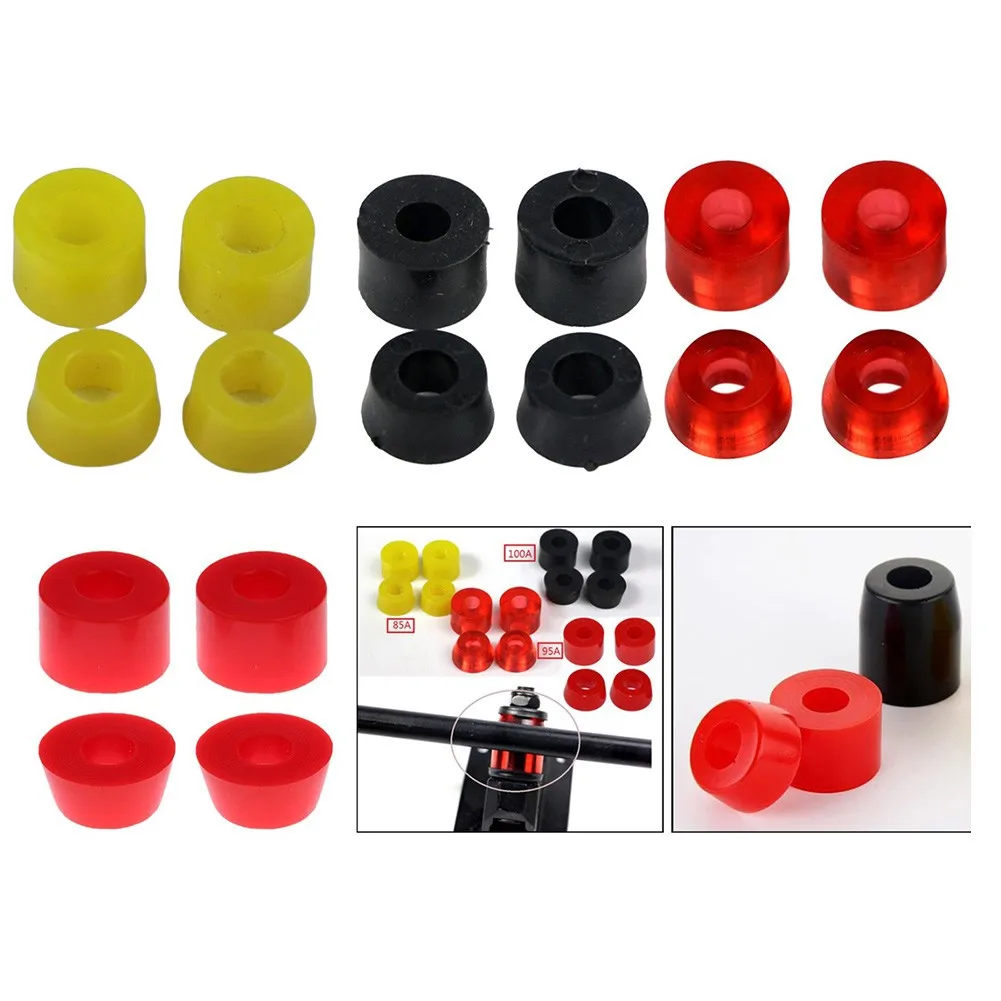 4PCS Skateboard Truck Bushings 85A 95A 100A Longboard Replacement Pivot Cups PU Shockproof Skateboard Parts Accessories
4PCS Skateboard Truck Bushings 85A 95A 100A Longboard Replacement Pivot Cups PU Shockproof Skateboard Parts Accessories