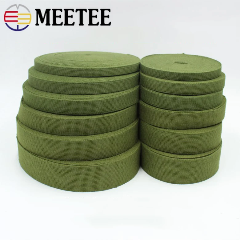 10Yards 15/20/25/30/38/50mm Polyester Cotton Army Green Canvas Nylon Webbing Ribbon Safety Strap Tape Bags Belt Sewing Crafts
10Yards 15/20/25/30/38/50mm Polyester Cotton Army Green Canvas Nylon Webbing Ribbon Safety Strap Tape Bags Belt Sewing Crafts
