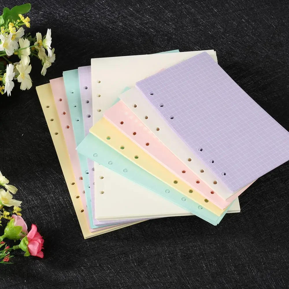 Notebook Colorful Notebook Accessories A5 A6 Office Solid Color Planner Inners Filler Papers 40 sheet/ Set Inside
Notebook Colorful Notebook Accessories A5 A6 Office Solid Color Planner Inners Filler Papers 40 sheet/ Set Inside