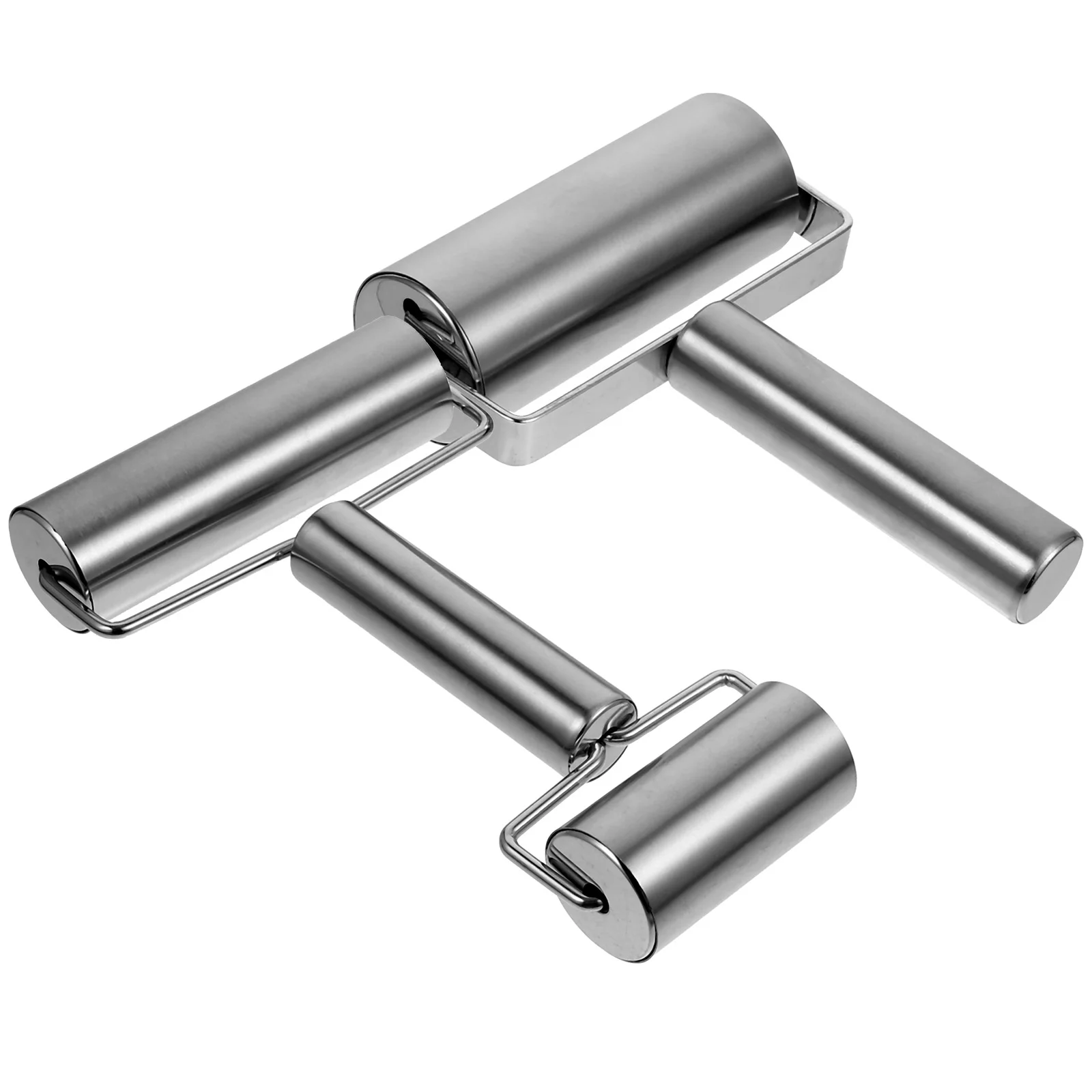 2Pcs Stainless Steel Rolling Pin Kitchen Dough Roller Baking Supply for Pizza Pastries Pasta
2Pcs Stainless Steel Rolling Pin Kitchen Dough Roller Baking Supply for Pizza Pastries Pasta