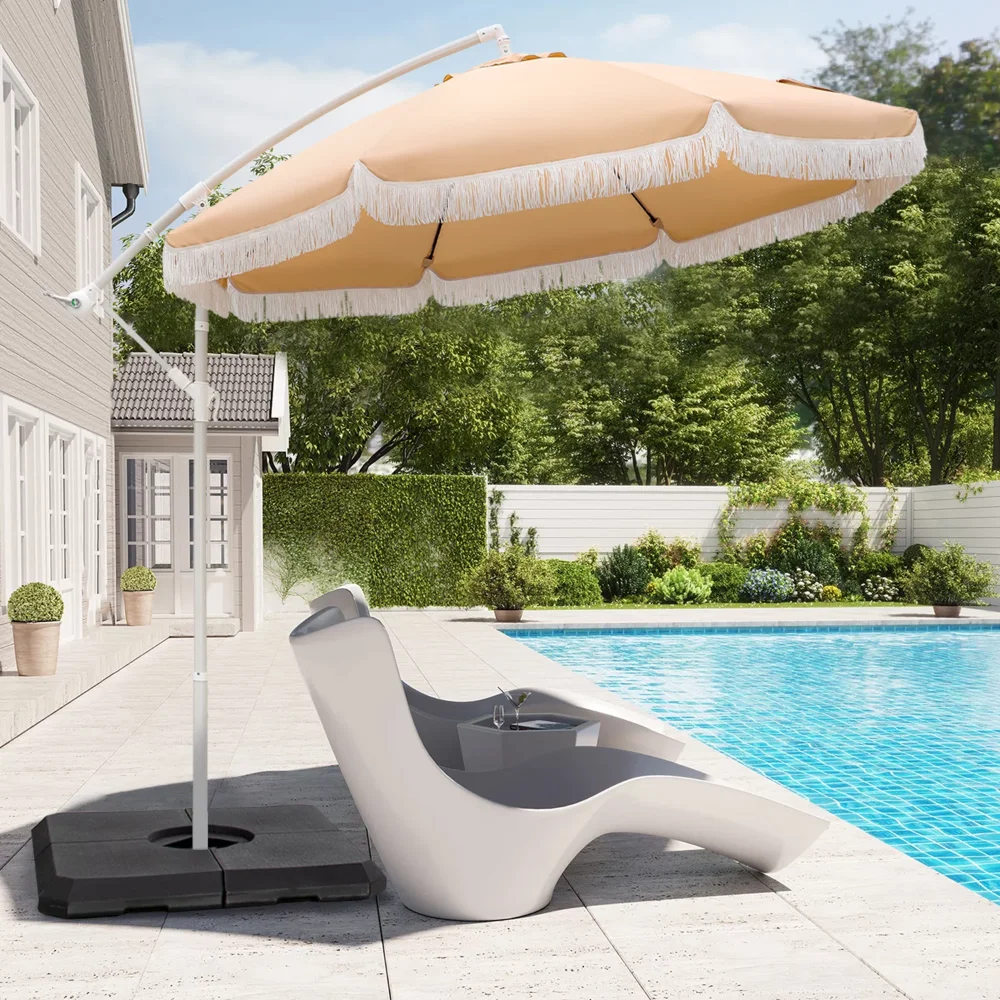 MF Studio 9FT Offset Patio Umbrella with Crank and Cross Base, Beige umbrella beach umbrella base
MF Studio 9FT Offset Patio Umbrella with Crank and Cross Base, Beige umbrella beach umbrella base