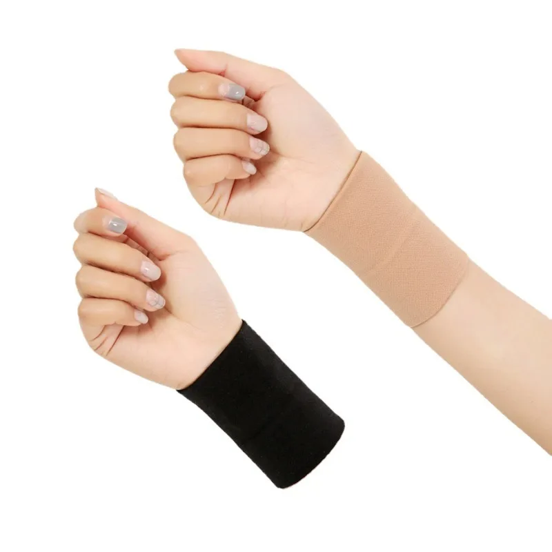 

Wrist Sweatband in 2 Different Colors,Made by High Elastic Meterial Comfortable Pressure Protection,Athletic Wristbands Armbands