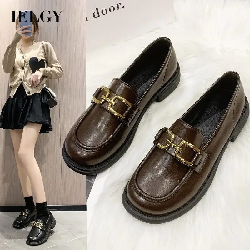 IELGY women's comfortable all-match thick-soled british style leather shoes
IELGY women's comfortable all-match thick-soled british style leather shoes