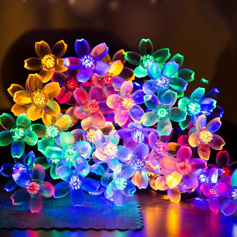 20/30/40 Lights LED String Fairy Lights Crystal Cherry Blossom Flower Garland For Indoor Wedding Festival Christmas Party Decors
20/30/40 Lights LED String Fairy Lights Crystal Cherry Blossom Flower Garland For Indoor Wedding Festival Christmas Party Decors