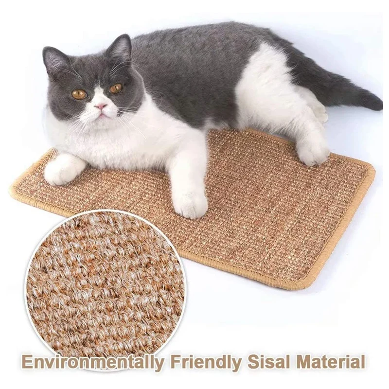 Cat Scratch Pad, Durable Sisal Cats Scratcher, Cat Scratchers For Indoor Cats Grinding Claws And Protecting Furniture
Cat Scratch Pad, Durable Sisal Cats Scratcher, Cat Scratchers For Indoor Cats Grinding Claws And Protecting Furniture