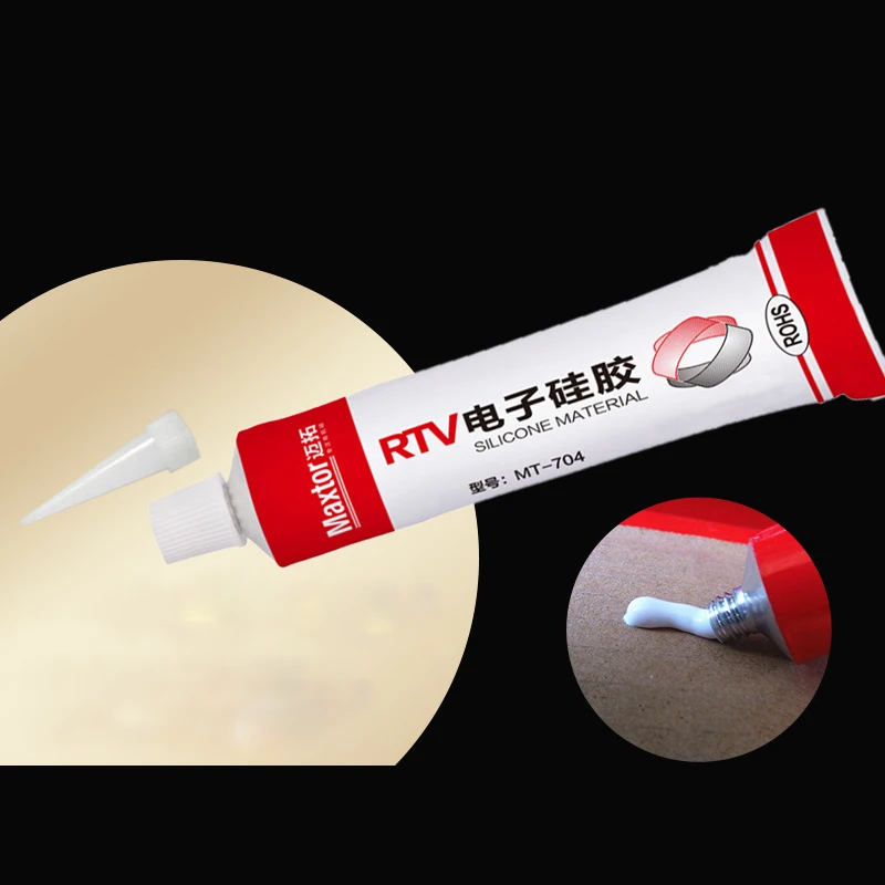 704 Silicone Rubber 50ml Electronic Circuit Board Fixed Seal Waterproof One-component RTV Glue Sealing Glue Silicone Electronic
704 Silicone Rubber 50ml Electronic Circuit Board Fixed Seal Waterproof One-component RTV Glue Sealing Glue Silicone Electronic