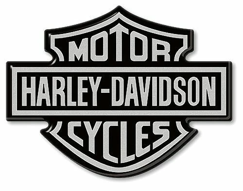 3D наклейки эмблема логотип Танк совместимый мотоцикл HARLEY DAVIDSON 95x70 серебристый |