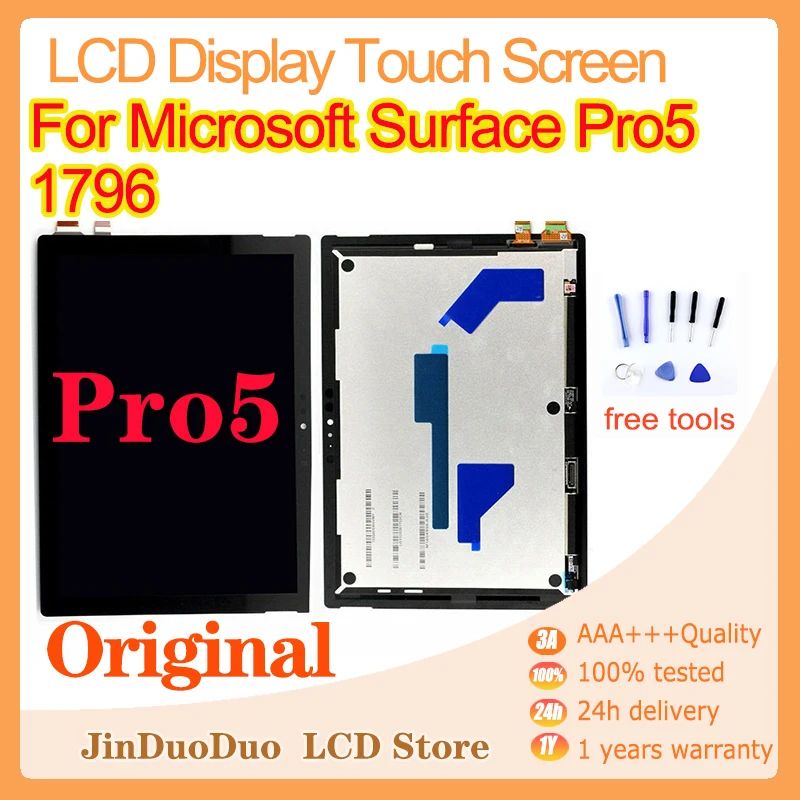 Оригинальный ЖК-дисплей для Microsoft Surface Pro 5 1796, сенсорный экран, дигитайзер для Microsoft Surface Pro5 1796, дисплей LP123WQ1
Оригинальный ЖК-дисплей для Microsoft Surface Pro 5 1796, сенсорный экран, дигитайзер для Microsoft Surface Pro5 1796, дисплей LP123WQ1