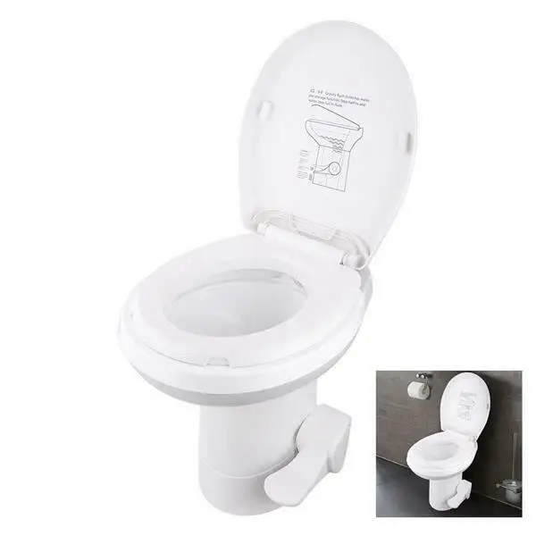 Gravity Flush Toilet Foot Pedal Flush for Motorhome Caravan Travel
Gravity Flush Toilet Foot Pedal Flush for Motorhome Caravan Travel