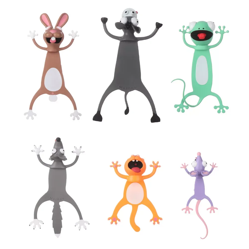 For Kids Kawaii Cartoon Animal Bookmark Original Cat PVC Book Reading Item Creative Gift School Stationery
For Kids Kawaii Cartoon Animal Bookmark Original Cat PVC Book Reading Item Creative Gift School Stationery