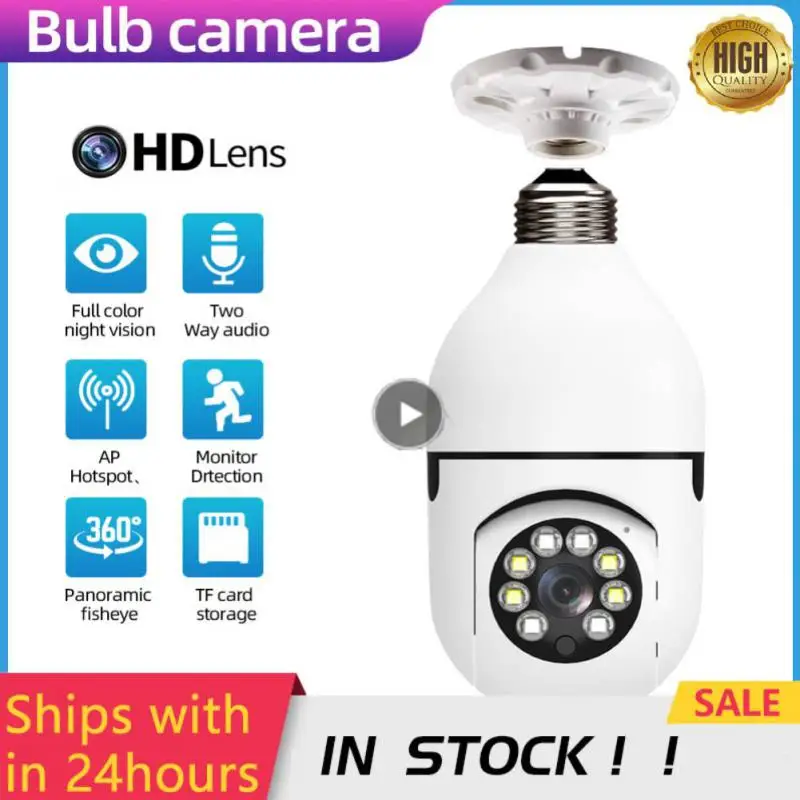 NEW E27 Bulb Surveillance 5G Wifi Camera Night Vision Automatic Human Tracking 4X Digital Zoom Video Security Monitor Camera
NEW E27 Bulb Surveillance 5G Wifi Camera Night Vision Automatic Human Tracking 4X Digital Zoom Video Security Monitor Camera