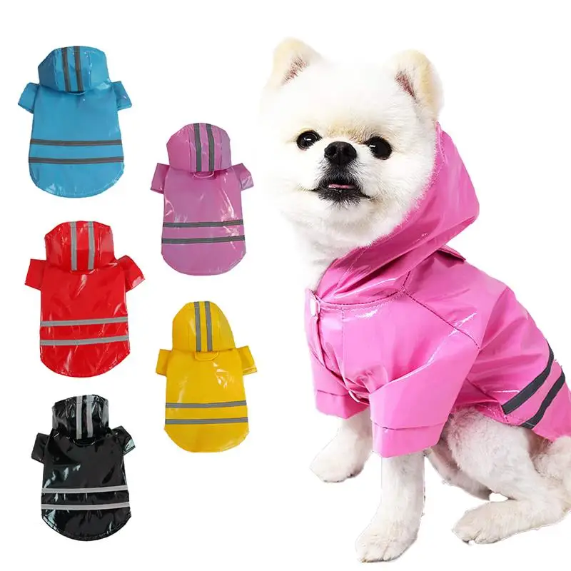Pet PU Reflective Strip Raincoat Pet Dog Hoodie Universal Waterproof Jacket Raincoat Dog Cat Raincoat Pet Clothing Supplies
Pet PU Reflective Strip Raincoat Pet Dog Hoodie Universal Waterproof Jacket Raincoat Dog Cat Raincoat Pet Clothing Supplies