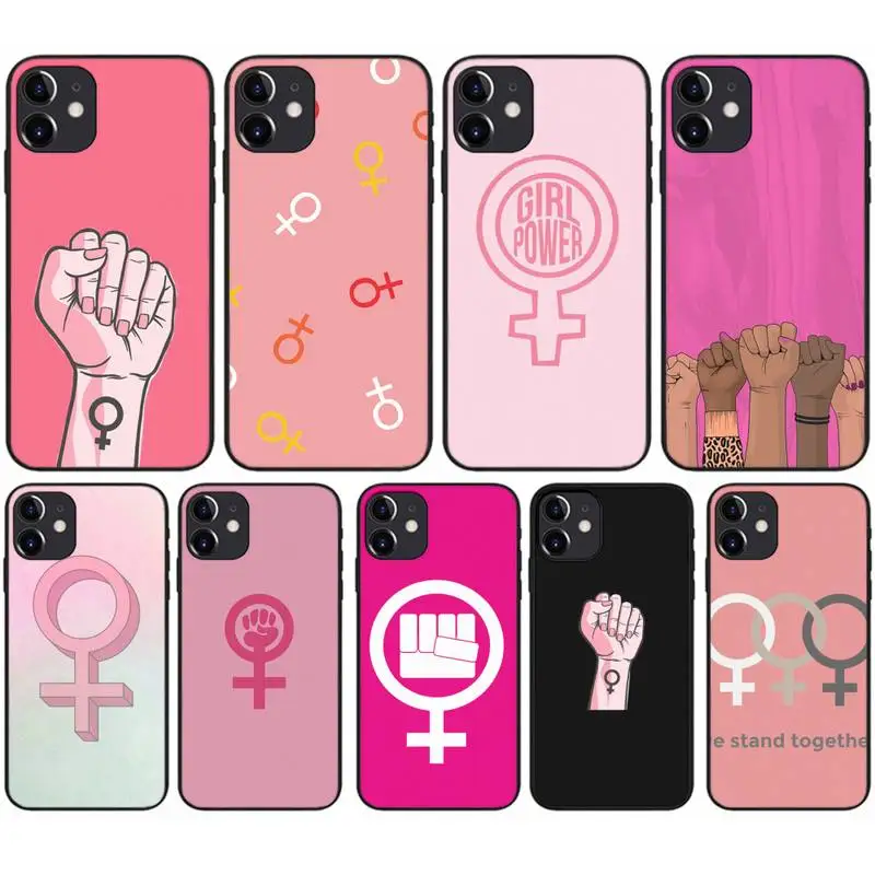 Pink Feminist Fist Logo Phone Case For IPhone 13 11 12 Pro Max Mini 7 8 6 Plus XR X XS Se Phone Cover
Pink Feminist Fist Logo Phone Case For IPhone 13 11 12 Pro Max Mini 7 8 6 Plus XR X XS Se Phone Cover