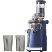 2023 New Cold Press Juicer,Juicer Machines Vegetable and Fruit 250W,Slow Juice Maker with High Juice Yield,82mm Opening,Blue