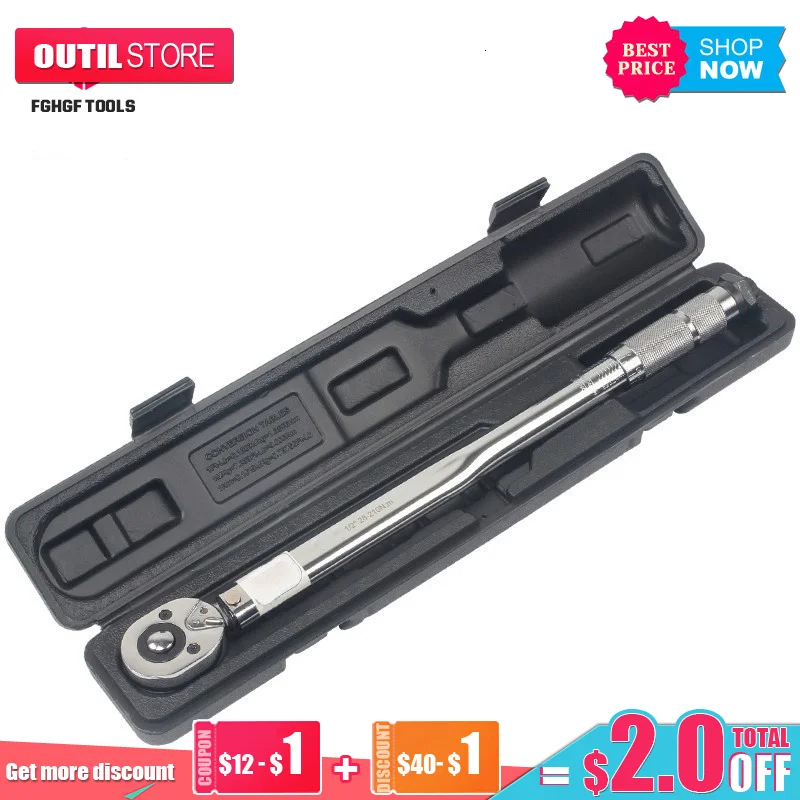 Динамометрический ключ FGHGF 1/4, 3/8, 1/2, 5-25 нм, двусторонний, точный механизм, торквеметр, предустановленный гаечный ключ храповый ручной
Динамометрический ключ FGHGF 1/4, 3/8, 1/2, 5-25 нм, двусторонний, точный механизм, торквеметр, предустановленный гаечный ключ храповый ручной