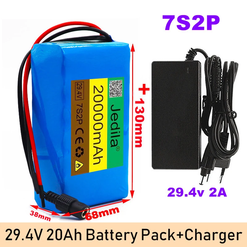 100% High Capacity 7s2p 24V 20Ah 18650 Battery Li-ion Battery Pack 29.4v 20000mah Electric Bicycle Moped /Li-ion Battery+Charger
100% High Capacity 7s2p 24V 20Ah 18650 Battery Li-ion Battery Pack 29.4v 20000mah Electric Bicycle Moped /Li-ion Battery+Charger