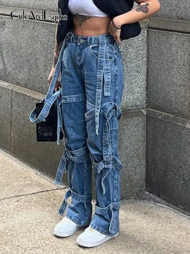 Cuteandпсихоии Y2K панк джинсовые карго винтажные эстетические Harajuku 90-е веревочные джинсы Уличная мода гранж Женские повседневные ретро брюки
Cuteandпсихоии Y2K панк джинсовые карго винтажные эстетические Harajuku 90-е веревочные джинсы Уличная мода гранж Женские повседневные ретро брюки