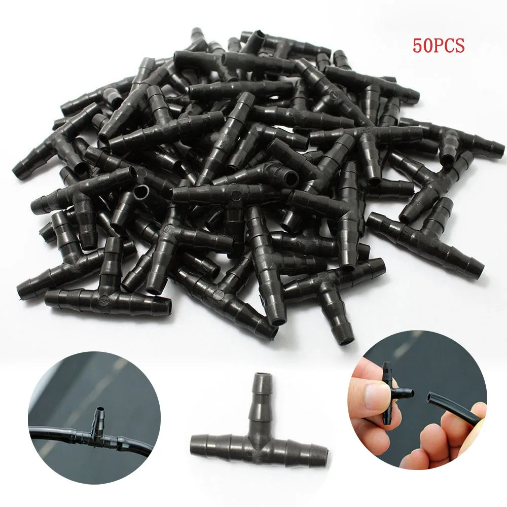50 Pcs Irrigation 4/7 Mm Tee Connector 1/4 Inch Hose Garden Lawn Watering Irrigation Connector 4/7 Mm Hose Connector
50 Pcs Irrigation 4/7 Mm Tee Connector 1/4 Inch Hose Garden Lawn Watering Irrigation Connector 4/7 Mm Hose Connector