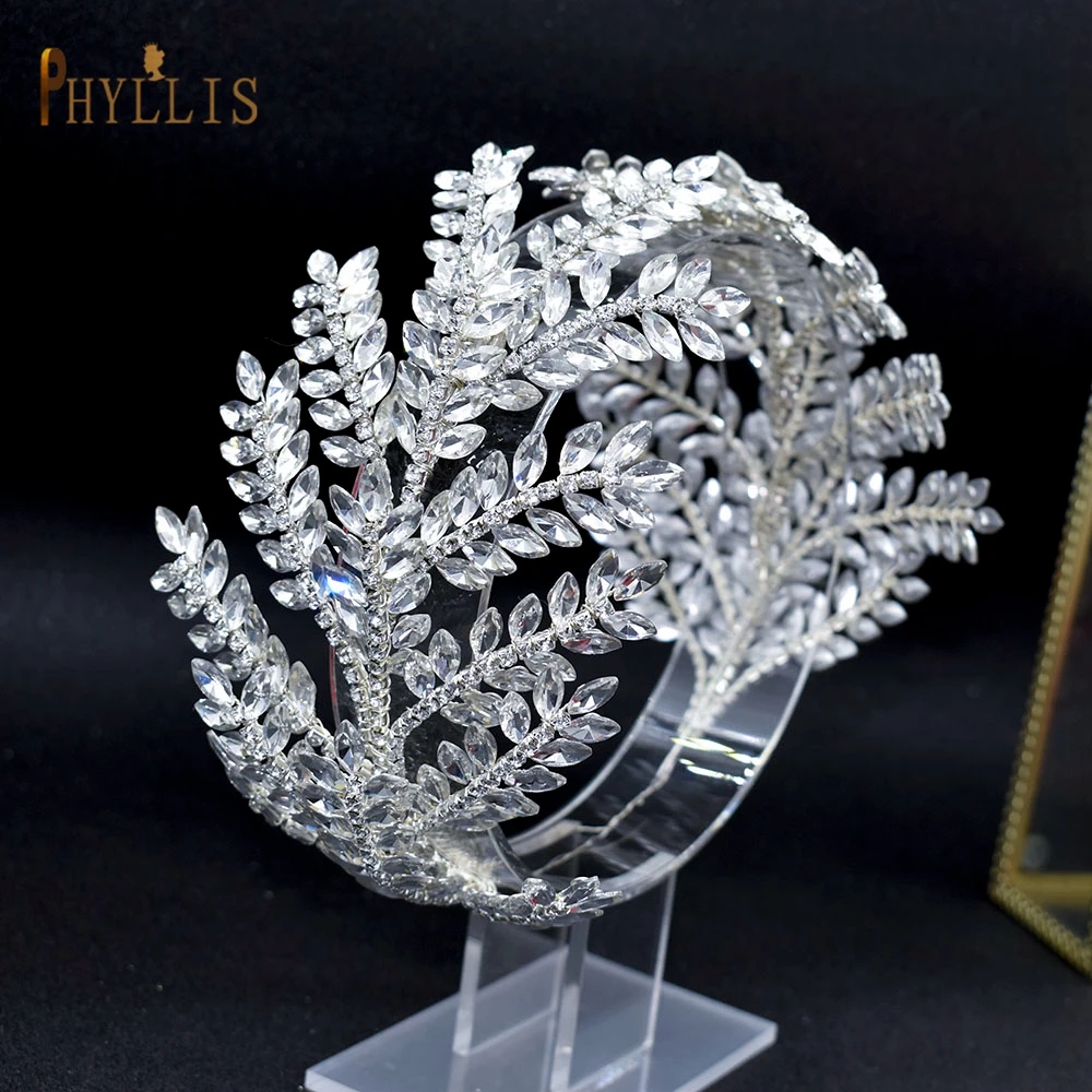 A437 Handmade Wedding Hair Accessories Rhinestone Wedding Tiara Headband Crystal Woman Headdress Silver Bridal Tiara and Crown
A437 Handmade Wedding Hair Accessories Rhinestone Wedding Tiara Headband Crystal Woman Headdress Silver Bridal Tiara and Crown