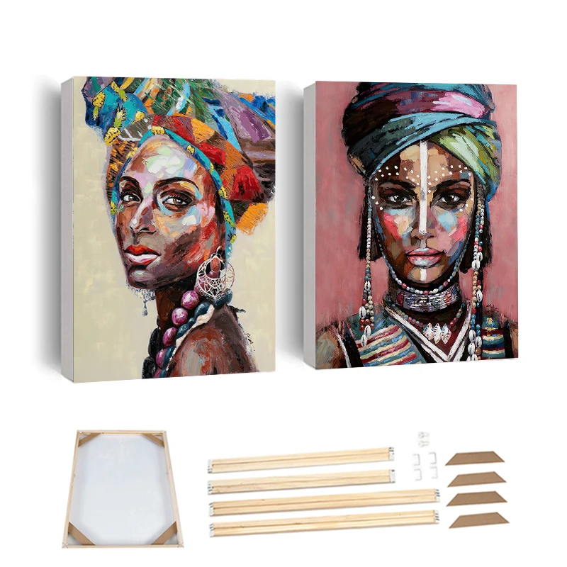 Colored HandDrawn Black Woman Oil Painting Canvas Prints Poster Modern African Woman Wall Art Picture for living Home Decoration
Colored HandDrawn Black Woman Oil Painting Canvas Prints Poster Modern African Woman Wall Art Picture for living Home Decoration