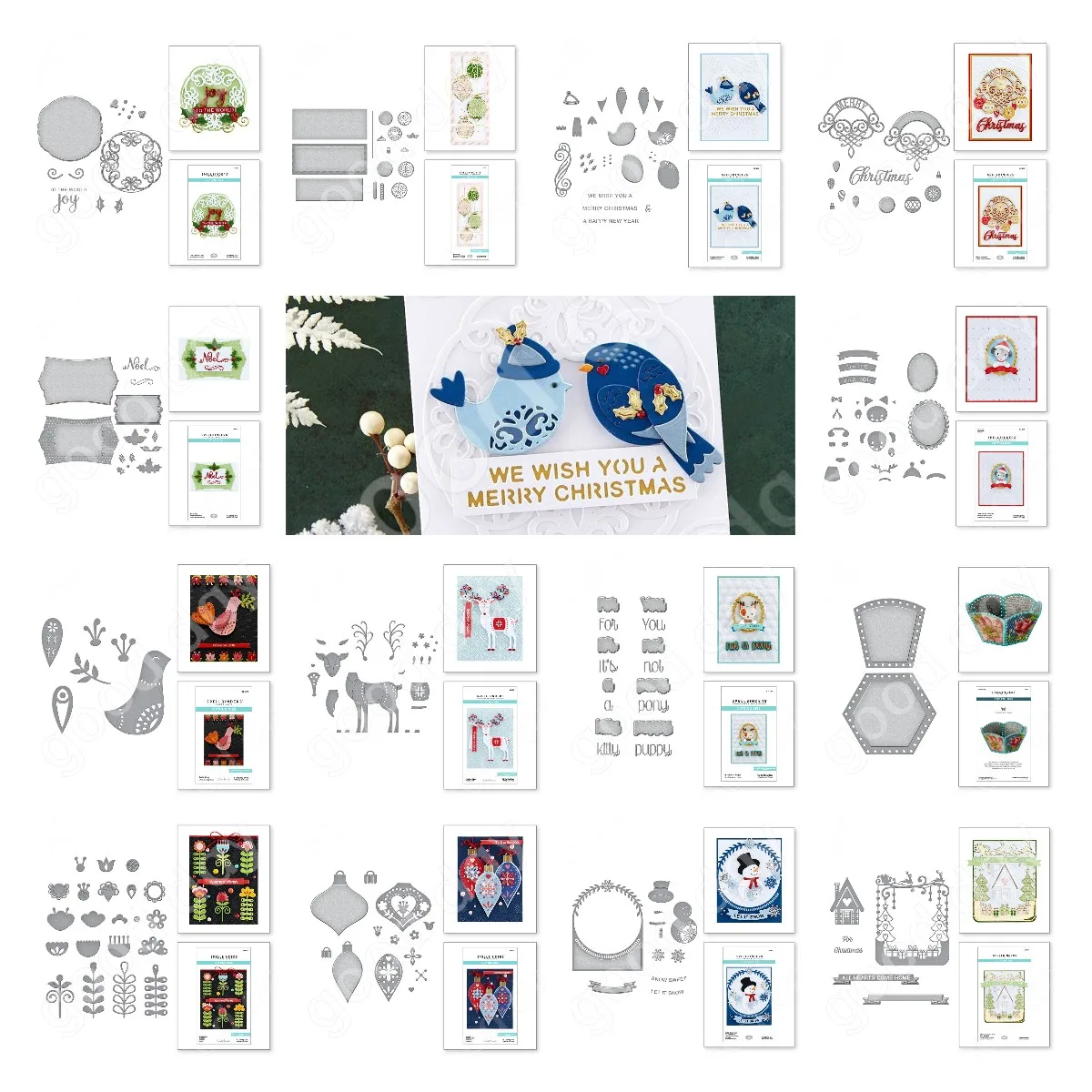 Christmas Cute Animals Flowers Metal Cutting Dies Scrapbook Diary Decoration Embossing Template Diy Greeting Card Handmade New
Christmas Cute Animals Flowers Metal Cutting Dies Scrapbook Diary Decoration Embossing Template Diy Greeting Card Handmade New