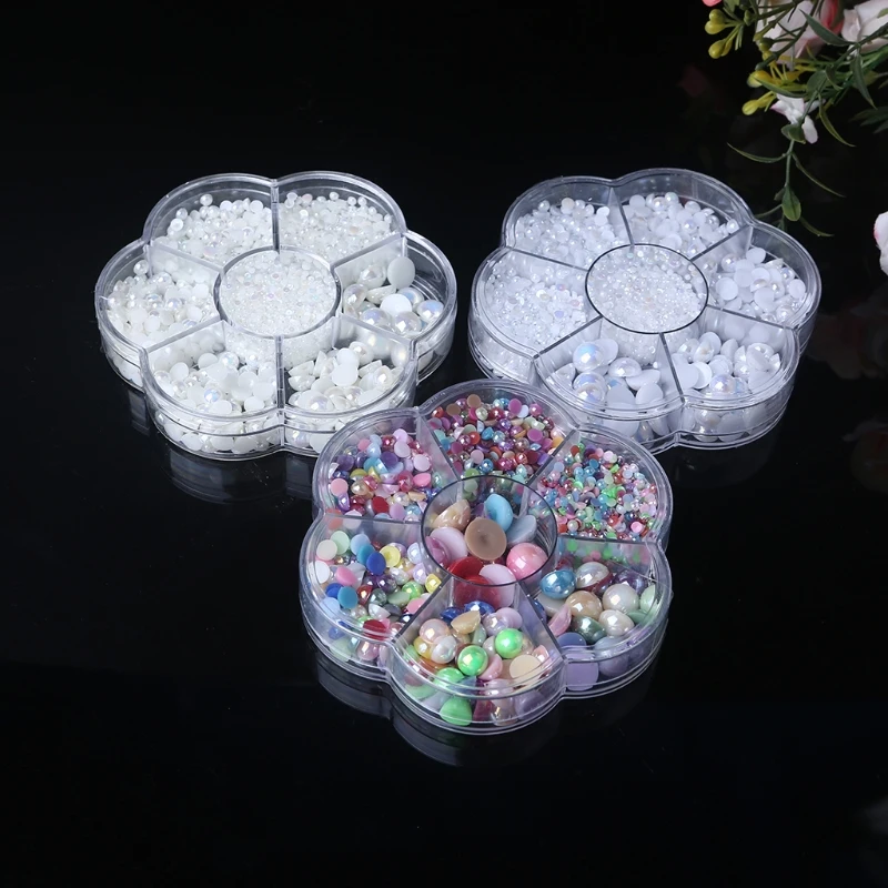 1800 Pcs Mixed Size DIY Half Pearl Beads 3-12mm Assorted Beads Flat Back Plastic Craft with Storage Box for DIY Jewelry B03E
1800 Pcs Mixed Size DIY Half Pearl Beads 3-12mm Assorted Beads Flat Back Plastic Craft with Storage Box for DIY Jewelry B03E