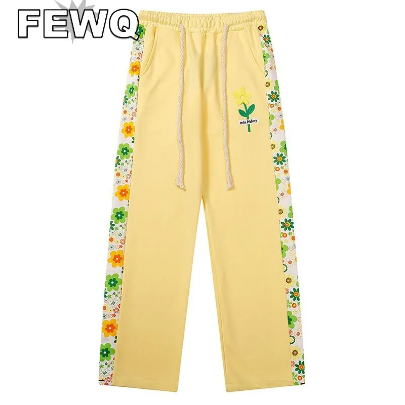 FEWQ Floral Print Men's Casual Pants Embroidered Male Street Loose Sweatpants Drawstring Trousers 2023 Spring Fashion New 24B809
FEWQ Floral Print Men's Casual Pants Embroidered Male Street Loose Sweatpants Drawstring Trousers 2023 Spring Fashion New 24B809