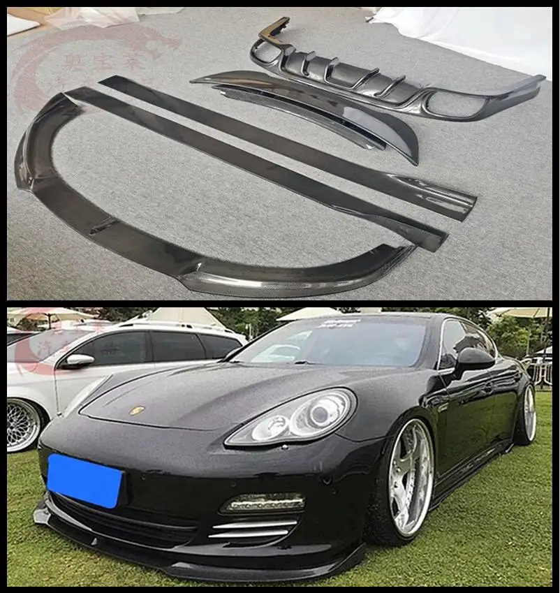 Carbon Fiber Front Bumper Lip Rear Spoiler Trunk Diffuser Side Skirt Body Full Kit For Porsche Panamera 970 970.1 2009-2013
Carbon Fiber Front Bumper Lip Rear Spoiler Trunk Diffuser Side Skirt Body Full Kit For Porsche Panamera 970 970.1 2009-2013