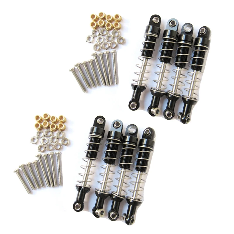 8Pcs Shock Absorber Damper For WPL C14 C24 MN D90 D91 D99S RC Car Accessories,Black
8Pcs Shock Absorber Damper For WPL C14 C24 MN D90 D91 D99S RC Car Accessories,Black