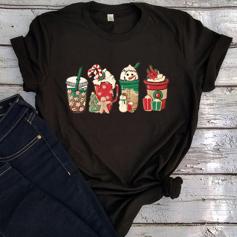 Christmas Coffee Shirt Christmas Tshirt Coffee Lover Gift Winter Christmas Snowman Latte Coffee Clothes Aesthetic Top Casual
Christmas Coffee Shirt Christmas Tshirt Coffee Lover Gift Winter Christmas Snowman Latte Coffee Clothes Aesthetic Top Casual