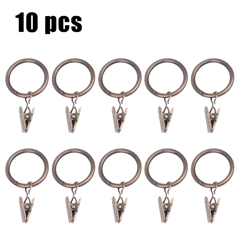 10 PCS 35mm Metal Curtain Hanging Ring Clips Black Gold Copper Bronze White Curtain Hooks Home Decor Curtain Decorative Tools
10 PCS 35mm Metal Curtain Hanging Ring Clips Black Gold Copper Bronze White Curtain Hooks Home Decor Curtain Decorative Tools