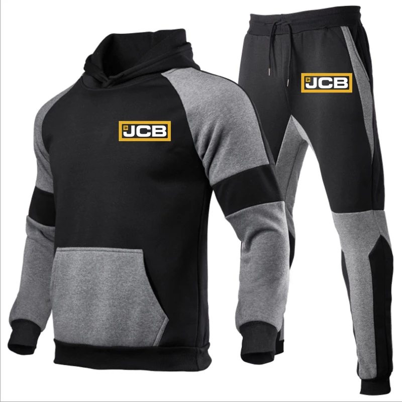 2022 New JCB Selling Spring Autumn Brand Mens Harajuku Style Printing Casual No Zipper Solid Color two-piece Suits Popular Sets
2022 New JCB Selling Spring Autumn Brand Mens Harajuku Style Printing Casual No Zipper Solid Color two-piece Suits Popular Sets