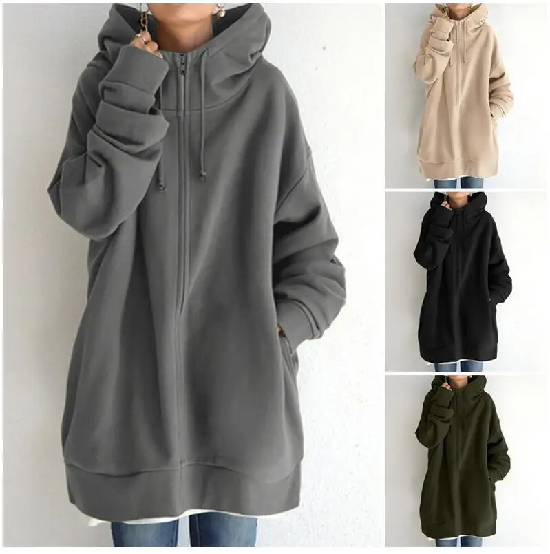 2023 Foreign Trade Autumn And Winter New Personality Street Sweater Zipper Hooded Long Velvet Lining Sweater
2023 Foreign Trade Autumn And Winter New Personality Street Sweater Zipper Hooded Long Velvet Lining Sweater
