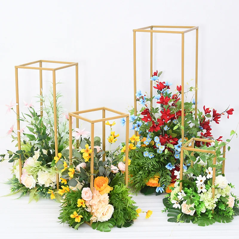 4pcs/lot Wedding Arch Gold-Plated Geometric Flower Stand Home Decoration Shiny Metal Iron Rectangle Square Frame Backdrop
4pcs/lot Wedding Arch Gold-Plated Geometric Flower Stand Home Decoration Shiny Metal Iron Rectangle Square Frame Backdrop