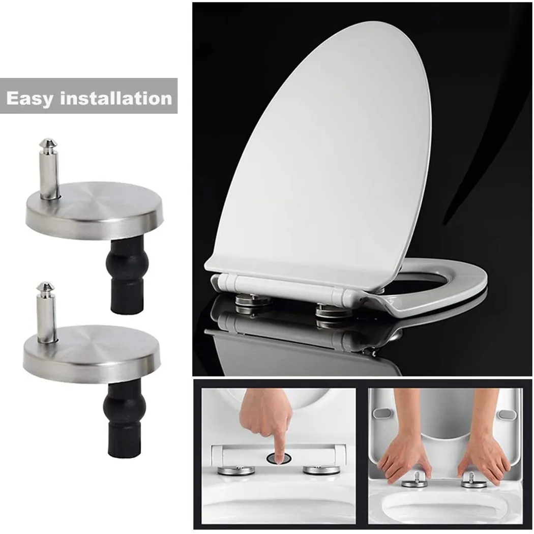 2Pcs Toilet Seat Hinge Fittings Wall Hung Toilet Pans Quick Release Hinges Kit WC Toilet Seat Top Fix Fitting Hinge Replacement
2Pcs Toilet Seat Hinge Fittings Wall Hung Toilet Pans Quick Release Hinges Kit WC Toilet Seat Top Fix Fitting Hinge Replacement