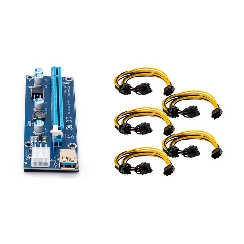 5 шт., 6-контактный разветвитель PCI-E для двух кабелей питания и 1 компл. Адаптерного кабеля, позолоченная плата адаптера для карт изображения
5 шт., 6-контактный разветвитель PCI-E для двух кабелей питания и 1 компл. Адаптерного кабеля, позолоченная плата адаптера для карт изображения
